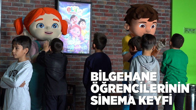 Bilgehane öğrencilerinin sinema keyfi