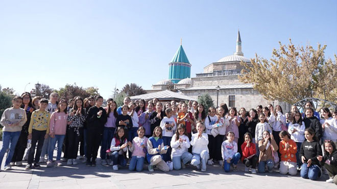 İlçelerdeki Bilgehane öğrencileri Konya'yı keşfetti